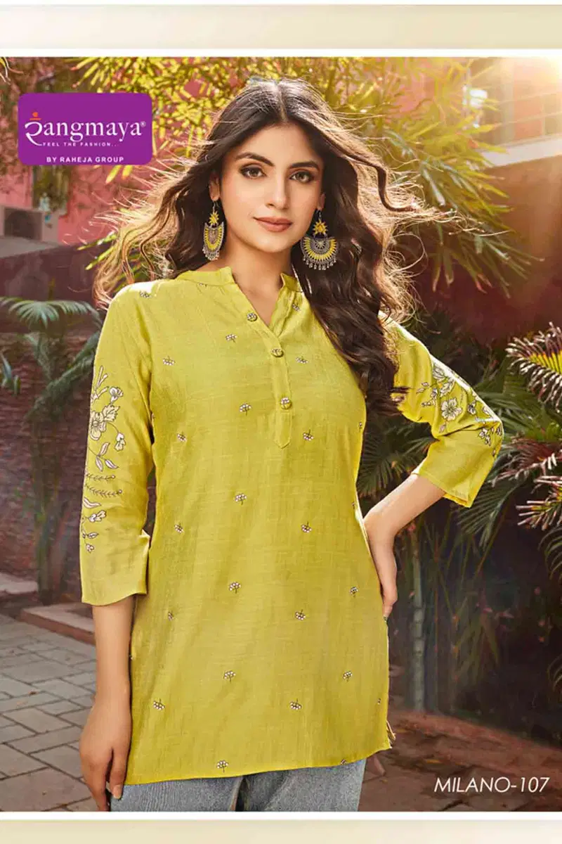 Milano By Rangmaya Bombay Tunic Ladies Top Wholesale Shop In Surat